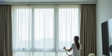 Delicate sheer drape cleaning kellyville-nsw Matty Curtain Cleaning