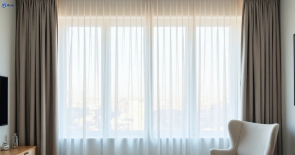 Restored vibrant drapes in kellyville-nsw QLD after Matty Curtain Cleaning